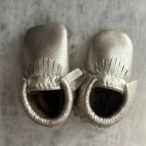 Freshly Picked Moccasins - Platinum - Size 3